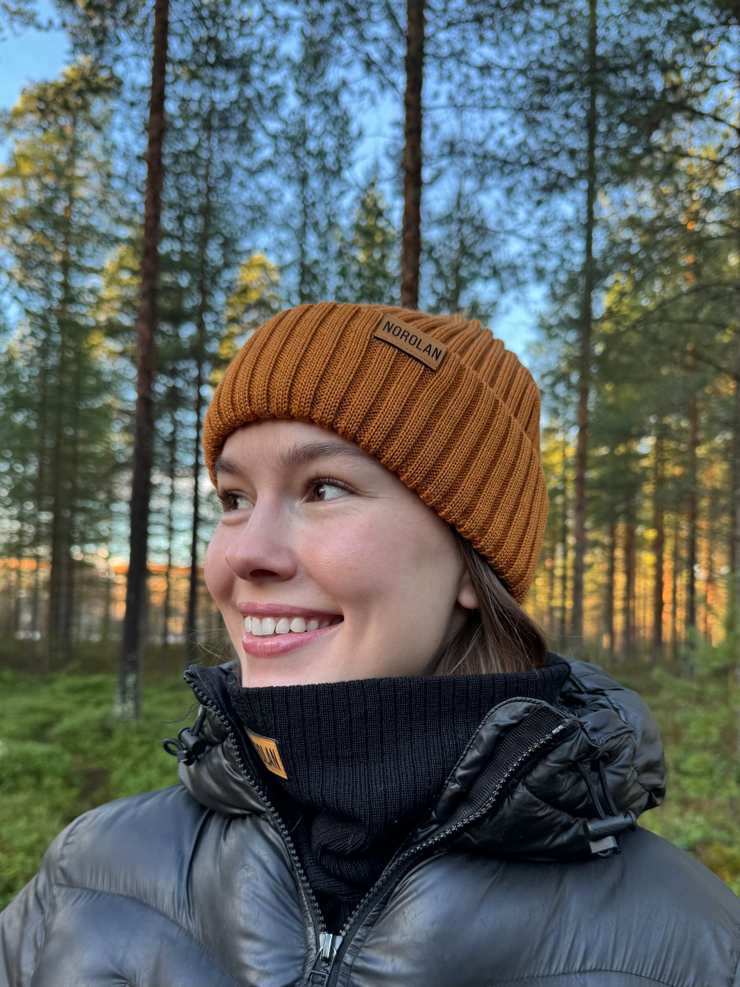 Bonnet en laine mérinos Norolan pour femme