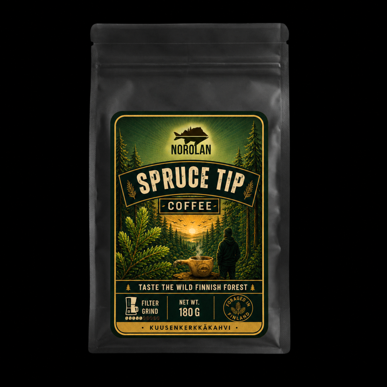 Café aux Bourgeons d'Épicéa de Norolan