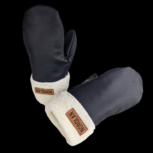 Moufles en cuir d’élan